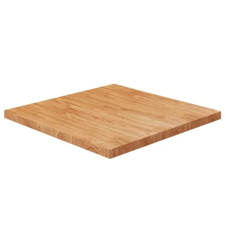 Square light brown oak wood table top 80x80x4 cm by vidaXL, Table tops - Ref: Foro24-343062, Price: 145,04 €, Discount: %