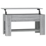 Mesa de centro madera contrachapada gris Sonoma 101x49x52 cm de vidaXL, Mesas de centro - Ref: Foro24-819273, Precio: 94,00 €...