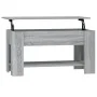 Sonoma gray plywood coffee table 101x49x52 cm by vidaXL, Coffee table - Ref: Foro24-819273, Price: 92,57 €, Discount: %