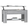 Mesa de centro madera contrachapada gris Sonoma 101x49x52 cm de vidaXL, Mesas de centro - Ref: Foro24-819273, Precio: 94,00 €...