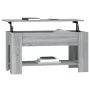 Sonoma gray plywood coffee table 101x49x52 cm by vidaXL, Coffee table - Ref: Foro24-819273, Price: 92,57 €, Discount: %