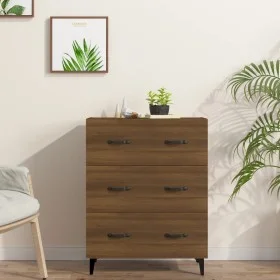 Oak brown engineered wood sideboard 69.5x34x90 cm by vidaXL, Sideboards - Ref: Foro24-817350, Price: 78,27 €, Discount: %