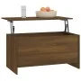 Mesa de centro contrachapada marrón roble 102x55,5x52,5 cm de vidaXL, Mesas de centro - Ref: Foro24-819268, Precio: 56,05 €, ...