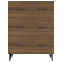 Aparador de madera de ingeniería marrón roble 69,5x34x90 cm de vidaXL, Aparadores - Ref: Foro24-817350, Precio: 88,34 €, Desc...