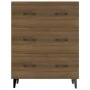 Oak brown engineered wood sideboard 69.5x34x90 cm by vidaXL, Sideboards - Ref: Foro24-817350, Price: 78,27 €, Discount: %