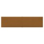 Paneles de pared 12 uds terciopelo marrón 60x15 cm 1,08 m² de vidaXL, Recubrimiento de paredes - Ref: Foro24-344070, Precio: ...