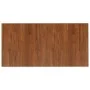 Dark brown treated solid wood bathroom countertop 100x50x1.5 cm by vidaXL, Countertops - Ref: Foro24-343025, Price: 73,48 €, ...