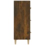 Aparador madera contrachapada color roble ahumado 70x34x90 cm de vidaXL, Aparadores - Ref: Foro24-817345, Precio: 82,34 €, De...