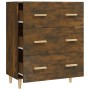Aparador madera contrachapada color roble ahumado 70x34x90 cm de vidaXL, Aparadores - Ref: Foro24-817345, Precio: 82,34 €, De...