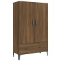 Aparador alto de madera contrachapada marrón roble 70x31x115 cm de vidaXL, Aparadores - Ref: Foro24-817476, Precio: 80,05 €, ...