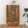 Aparador madera contrachapada roble ahumado 70x31x115 cm de vidaXL, Aparadores - Ref: Foro24-817471, Precio: 78,13 €, Descuen...