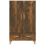 Aparador madera contrachapada roble ahumado 70x31x115 cm de vidaXL, Aparadores - Ref: Foro24-817471, Precio: 78,13 €, Descuen...