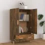Aparador madera contrachapada roble ahumado 70x31x115 cm de vidaXL, Aparadores - Ref: Foro24-817471, Precio: 77,22 €, Descuen...