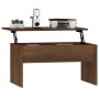 Mesa de centro madera contrachapada marrón roble 80x50,5x41,5cm de vidaXL, Mesas de centro - Ref: Foro24-819289, Precio: 67,6...