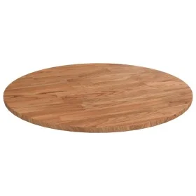 Round oak wood table top in light brown color Ø40x1.5 cm by vidaXL, Table tops - Ref: Foro24-342959, Price: 25,66 €, Discount: %