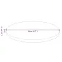 Tablero de mesa redonda madera roble marrón claro Ø40x1,5 cm de vidaXL, Tableros para mesas - Ref: Foro24-342959, Precio: 25,...