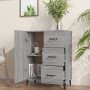 Aparador de madera de ingeniería gris Sonoma 69,5x34x90 cm de vidaXL, Aparadores - Ref: Foro24-817355, Precio: 86,22 €, Descu...