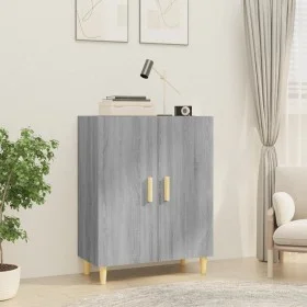 Sonoma gray plywood sideboard 70x34x90 cm by vidaXL, Sideboards - Ref: Foro24-817328, Price: 70,01 €, Discount: %