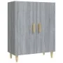 Sonoma gray plywood sideboard 70x34x90 cm by vidaXL, Sideboards - Ref: Foro24-817328, Price: 70,01 €, Discount: %