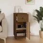 Aparador de madera maciza de pino marrón miel 34x40x75 cm de vidaXL, Aparadores - Ref: Foro24-820125, Precio: 54,68 €, Descue...