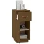 Aparador de madera maciza de pino marrón miel 34x40x75 cm de vidaXL, Aparadores - Ref: Foro24-820125, Precio: 54,68 €, Descue...