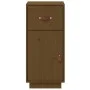 Aparador de madera maciza de pino marrón miel 34x40x75 cm de vidaXL, Aparadores - Ref: Foro24-820125, Precio: 54,68 €, Descue...