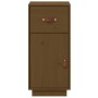 Aparador de madera maciza de pino marrón miel 34x40x75 cm de vidaXL, Aparadores - Ref: Foro24-820125, Precio: 54,68 €, Descue...