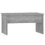 Mesa de centro madera de ingeniería gris Sonoma 80x50,5x41,5 cm de vidaXL, Mesas de centro - Ref: Foro24-819288, Precio: 76,3...