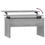 Mesa de centro madera de ingeniería gris Sonoma 80x50,5x41,5 cm de vidaXL, Mesas de centro - Ref: Foro24-819288, Precio: 76,3...