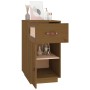 Armario de escritorio de madera de pino marrón miel 40x50x75 cm de vidaXL, Taquillas y armarios de almacenamiento - Ref: Foro...