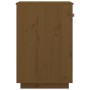 Armario de escritorio de madera de pino marrón miel 40x50x75 cm de vidaXL, Taquillas y armarios de almacenamiento - Ref: Foro...