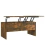 Mesa de centro contrachapado roble ahumado 102x50,5x46,5 cm de vidaXL, Mesas de centro - Ref: Foro24-819299, Precio: 78,23 €,...