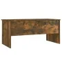 Mesa de centro contrachapado roble ahumado 102x50,5x46,5 cm de vidaXL, Mesas de centro - Ref: Foro24-819299, Precio: 78,23 €,...