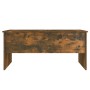 Mesa de centro contrachapado roble ahumado 102x50,5x46,5 cm de vidaXL, Mesas de centro - Ref: Foro24-819299, Precio: 79,01 €,...