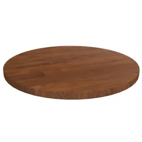 Runde Tischplatte dunkelbraunes Eichenholz Ø30x1,5cm von vidaXL, Tischplatten - Ref: Foro24-342965, Preis: 23,95 €, Rabatt: %