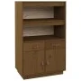 Aparador de madera maciza de pino marrón miel 67x40x108,5 cm de vidaXL, Aparadores - Ref: Foro24-820160, Precio: 113,50 €, De...