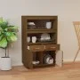 Aparador de madera maciza de pino marrón miel 67x40x108,5 cm de vidaXL, Aparadores - Ref: Foro24-820160, Precio: 113,50 €, De...
