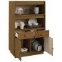 Aparador de madera maciza de pino marrón miel 67x40x108,5 cm de vidaXL, Aparadores - Ref: Foro24-820160, Precio: 113,50 €, De...