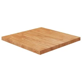 Tablero de mesa cuadrada madera roble marrón claro 70x70x4 cm de vidaXL, Tableros para mesas - Ref: Foro24-343061, Precio: 13...