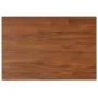 Encimera baño madera maciza tratada marrón oscuro 60x40x1,5 cm de vidaXL, Encimeras - Ref: Foro24-343026, Precio: 48,61 €, De...
