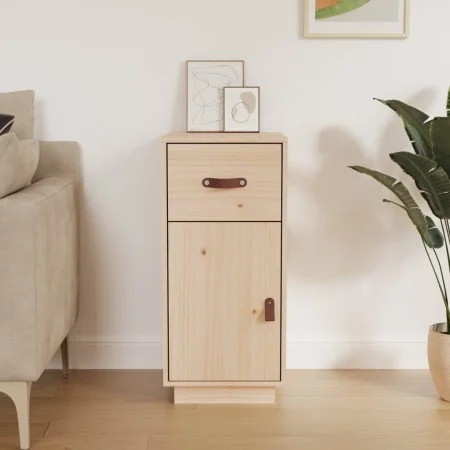 Aparador de madera maciza de pino 34x40x75 cm de vidaXL, Aparadores - Ref: Foro24-820122, Precio: 58,49 €, Descuento: %