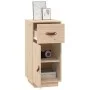 Aparador de madera maciza de pino 34x40x75 cm de vidaXL, Aparadores - Ref: Foro24-820122, Precio: 58,49 €, Descuento: %