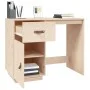 Escritorio de madera maciza de pino 95x50x75 cm de vidaXL, Escritorios - Ref: Foro24-820102, Precio: 94,68 €, Descuento: %