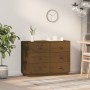 Aparador de madera maciza de pino marrón miel 100x40x75 cm de vidaXL, Aparadores - Ref: Foro24-820145, Precio: 133,98 €, Desc...