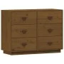 Honigbraunes Sideboard aus massivem Kiefernholz, 100 x 40 x 75 cm von vidaXL, Sideboards - Ref: Foro24-820145, Preis: 133,98 ...