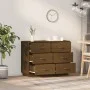 Honigbraunes Sideboard aus massivem Kiefernholz, 100 x 40 x 75 cm von vidaXL, Sideboards - Ref: Foro24-820145, Preis: 133,98 ...