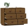 Aparador de madera maciza de pino marrón miel 100x40x75 cm de vidaXL, Aparadores - Ref: Foro24-820145, Precio: 133,98 €, Desc...