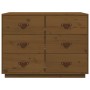 Aparador de madera maciza de pino marrón miel 100x40x75 cm de vidaXL, Aparadores - Ref: Foro24-820145, Precio: 133,98 €, Desc...