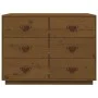 Honigbraunes Sideboard aus massivem Kiefernholz, 100 x 40 x 75 cm von vidaXL, Sideboards - Ref: Foro24-820145, Preis: 133,98 ...