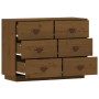Aparador de madera maciza de pino marrón miel 100x40x75 cm de vidaXL, Aparadores - Ref: Foro24-820145, Precio: 133,98 €, Desc...